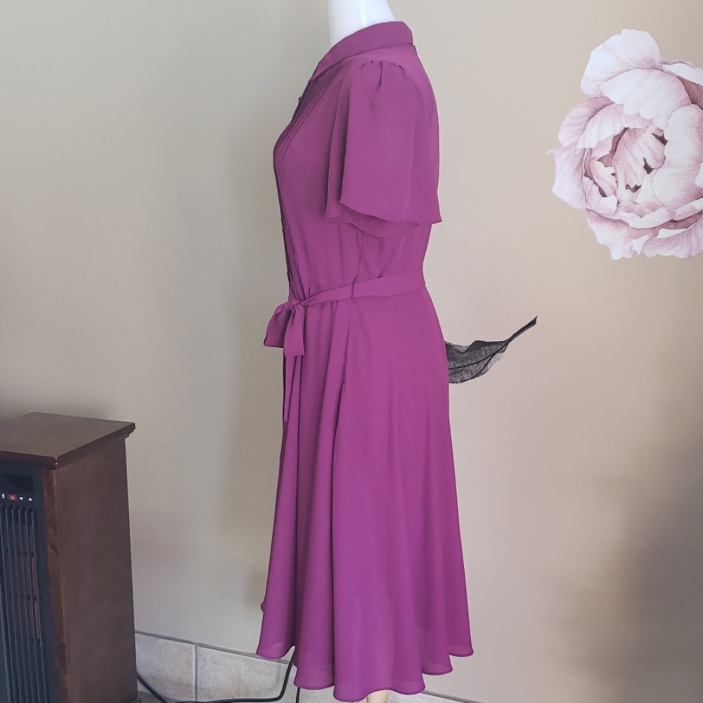 Nanette Lepore Dress With Wrap Around Belt - Picture 3 of 8